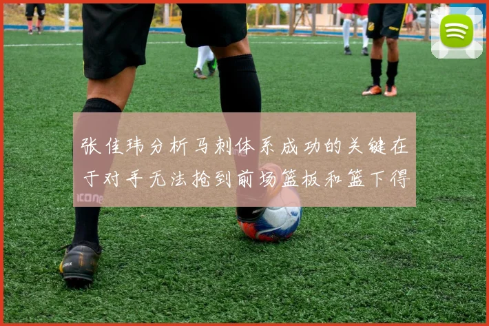 张佳玮分析马刺体系成功的关键在于对手无法抢到前场篮板和篮下得分困难
